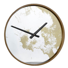 15" Gold Dust Modern Round Wall Clock