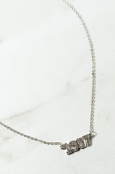 2000 RHINESTONE YEAR NECKLACE