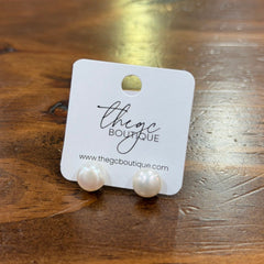 9mm Button Stud Earring