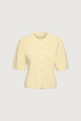 QUARTER LENGTH SLEEVE BUTTON FRONT CARDIGAN