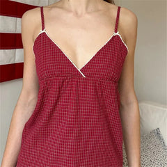 Peplum Spaghetti Strap Crop Top