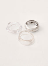 Golden Glass Bracelet - Silver