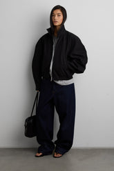 STRUCTURED FUNNEL NECK JACKET