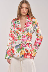 ALESSANDRA SATIN BLAZER