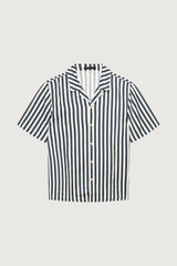 LINEN BLEND BUTTON-UP SHIRT