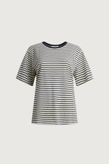 CONTRAST NECK T-SHIRT