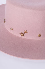 A KISS TO BUILD A DREAM ON WOOL BRIM HAT