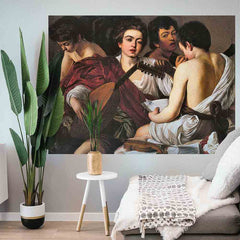 35.5x48 inch Musicians Poster Displayed by Plants