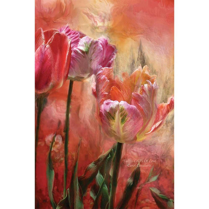 Tulips Colors Of Love Wall Decal Printed | Wallhogs