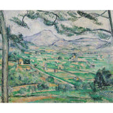 Montagne Sainte-Victoire Gloss Poster Printed | Wallhogs