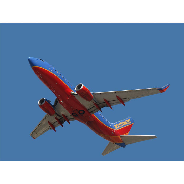 Southwest 737 Flyover Wall Decal Printed | Wallhogs