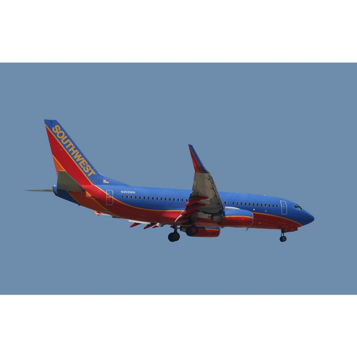 Southwest 737 Landing Gloss Poster Printed | Wallhogs