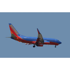 Southwest 737 Landing Gloss Poster Printed | Wallhogs
