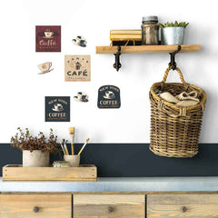 Coffee House Wall Decals Installed | Wallhogs