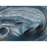 Cratered Surface of Mars Gloss Poster Printed | Wallhogs