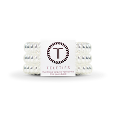 Electric Silver Large Teletie