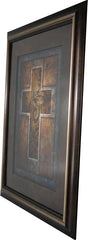 Hope Cross Framed Art Side Angle View