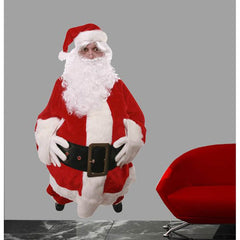 Jolly Santa Wall Decal Installed | Wallhogs