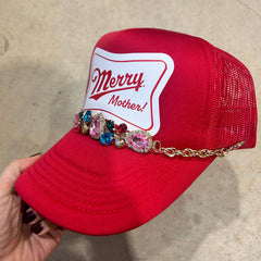 Multicolor Rhinestone Trucker Chain