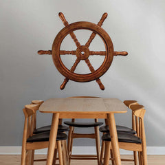 41.5x48 inch Helm Decal Installed Above Table