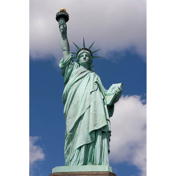 Statue of Liberty Against Blue Sky Gloss Poster Printed | Wallhogs