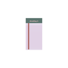 Tearaway Notepads (dreading it)
