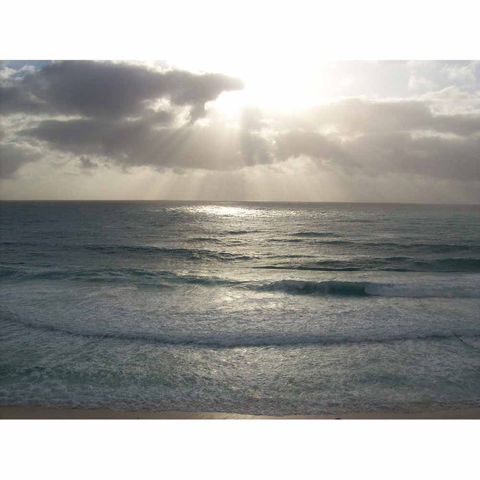 Sunset Over Ocean Wall Decal Printed | Walllhogs