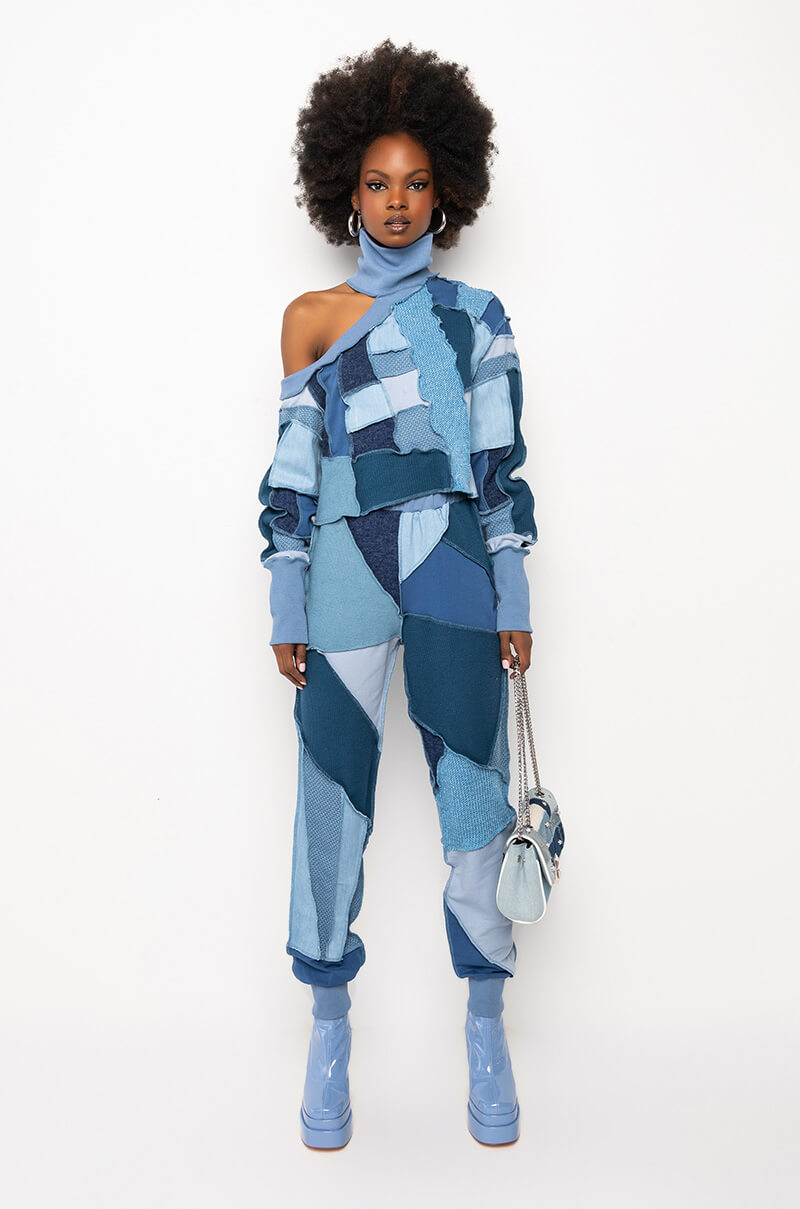 2 CATCH FEELINGS PATCHWORK JOGGER