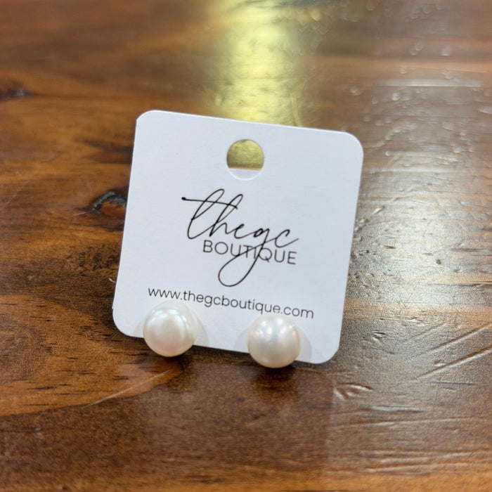 9mm Button Stud Earring