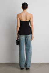 PEPLUM TUBE TOP