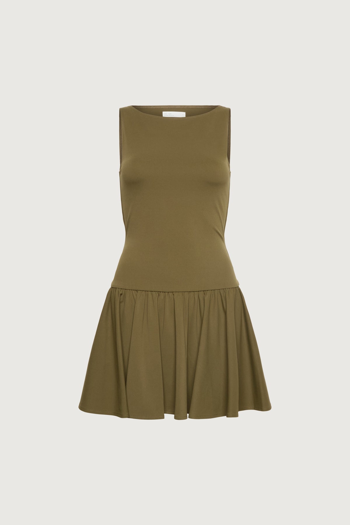 HIGH NECK MINI DRESS