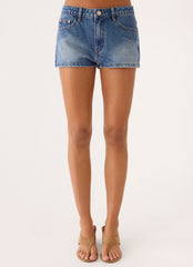 Eliah Denim Shorts - Blue