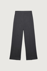 CROPPED HALF ELASTIC WAIST PANT