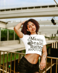 American Show Waist Letter Graphic T-shirt