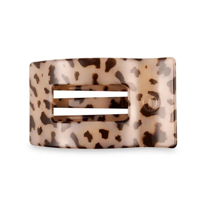 Blonde Tortoise Medium Flat Rectangle