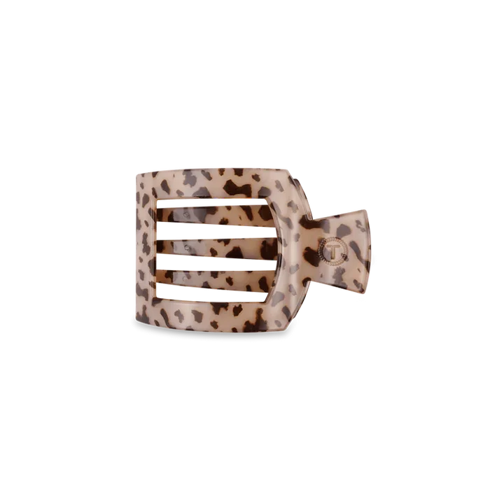 Blonde Tortoise Small Flat Square