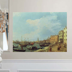 26.5x36 The Riva Degli Schiavoni Decal Installed on Wall