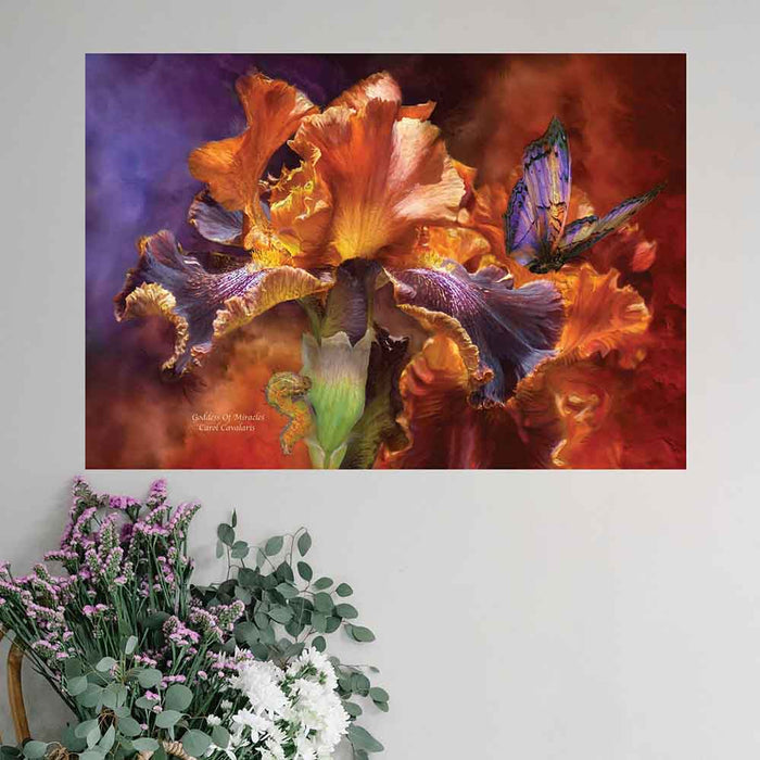 25x36 inch Goddess Of Miracles Poster Displayed on Wall