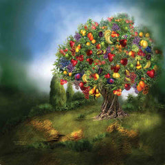 Tree Of Abundance Wall Decal Printed | Wallhogs
