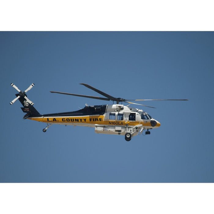 LAFD Rescue Copter 16 Wall Decal Printed | Wallhogs