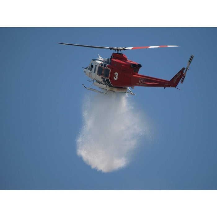 LAFD Fire 3 Water Drop Wall Decal Printed | Wallhogs