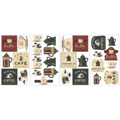 Coffee House Wall Decals Printed | Wallhogs