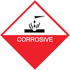 Corrosive Sign Wall Decal Printed & Die-Cut | Wallhogs