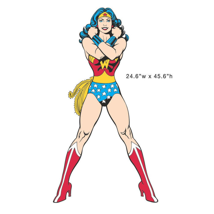 Wonder Woman Wall Decal Assembled | Wallhogs