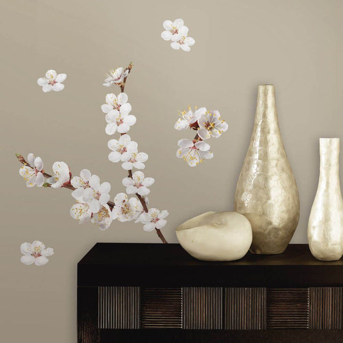 Dogwood Branch Wall Decals Installed | Wallhogs