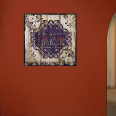 Dream Wood Plaque Installed