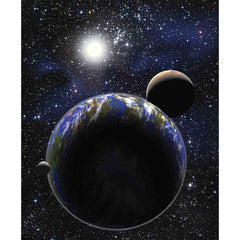 Earth, Moon, Mars Alignment Gloss Poster Printed | Wallhogs