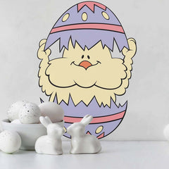 25.5x36 inch Easter Chick Decal Installed Above Counter