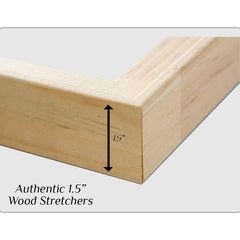 Real 1.5" Wood Canvas Stretchers | Wallhogs