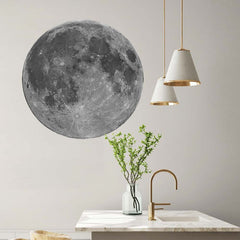 36x36 inch Full Moon Decal Installed in Kitchen